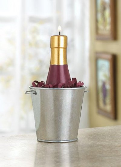 Wine Bottle Candle
