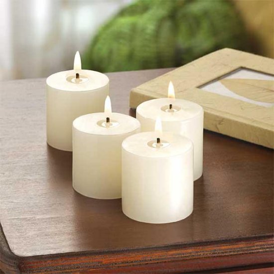 Ivory Vanilla Mini Pillars
