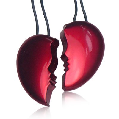 Lover's Couple MP3 Player Necklace Touch