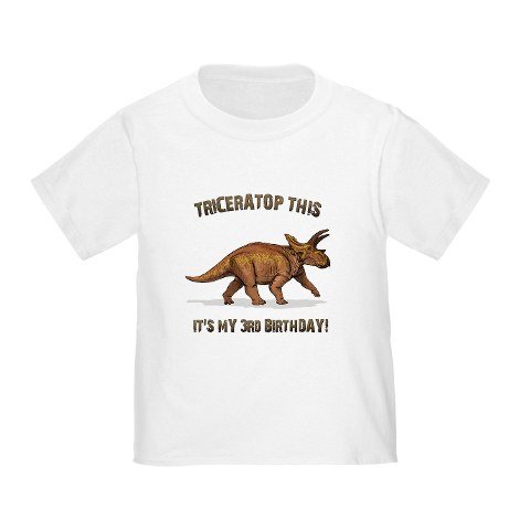 Triceratop This It's My 3rd Birthday