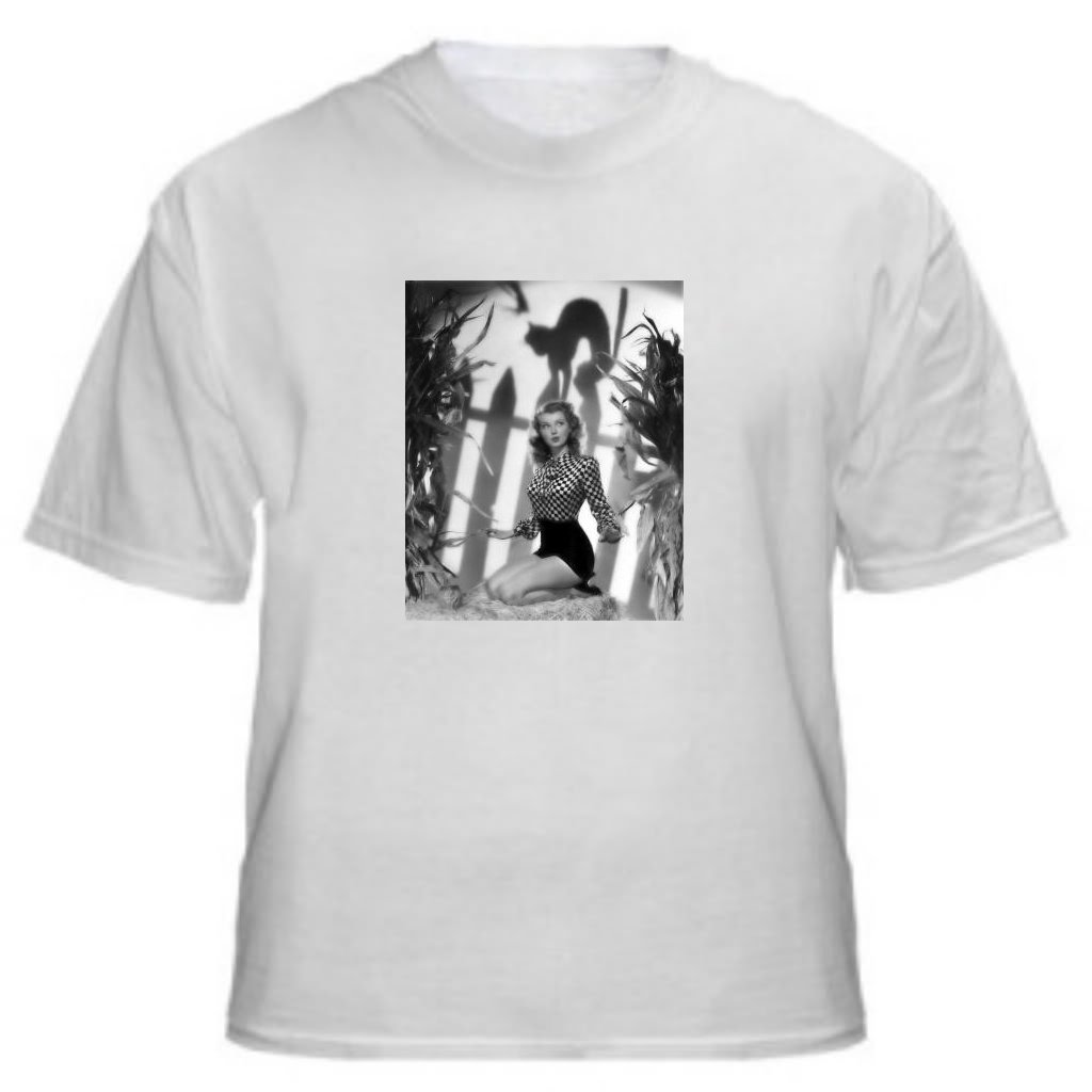 Vintage Halloween - B & W Pin-Up