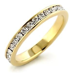 New Engagement/Wedding Band With Top Grade Crystal Size 10