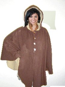 Bonded fleece Capes