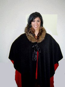 Bonded Fleece with thick faux fur.