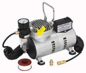 1/8 HP OILLESS AIRBRUSH COMPRESSOR
