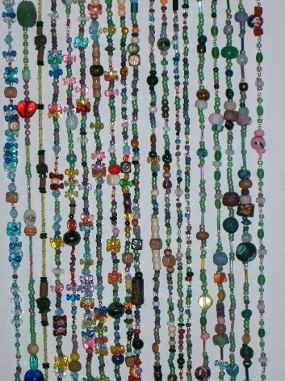 Custom Hand-made Bead Cutrain