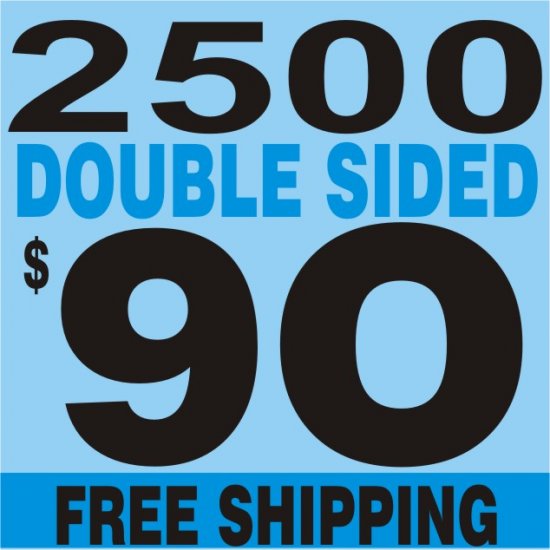 2500 Custom Full Color Business Card FREE SHIPPING