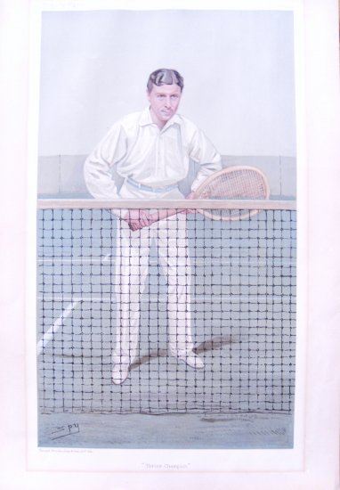Vanity Fair Lithograph "Thrice Champion" Hugh L Doherty by SPY