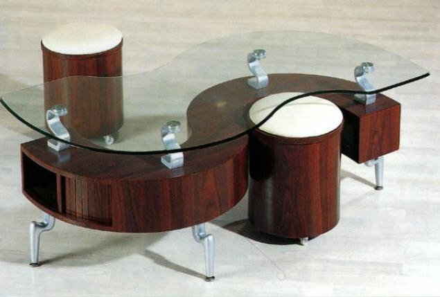"s" shape coffee table set M200