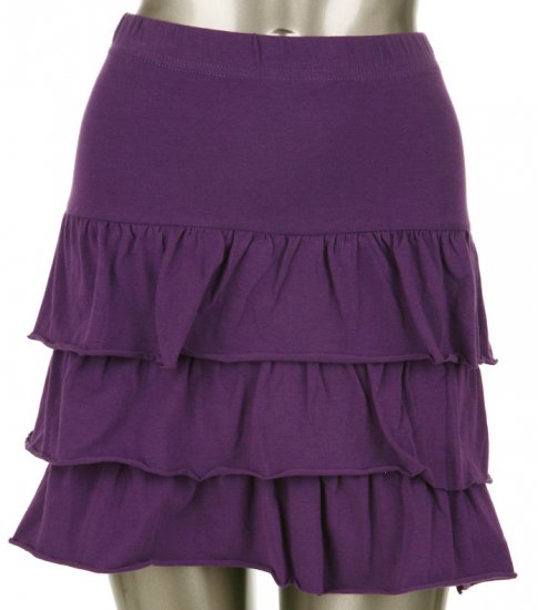 Purple Ruffle Skirt