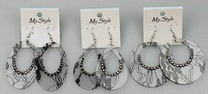 Fabric Print Earrings