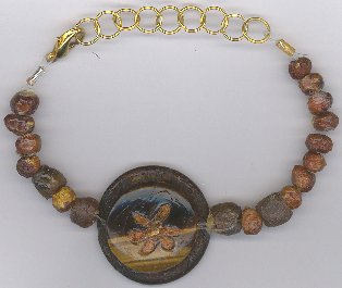 Tiger's Eye Flower Bracelet