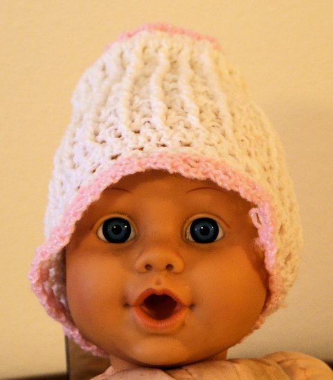 Newborn Girl's Baby Bonnet