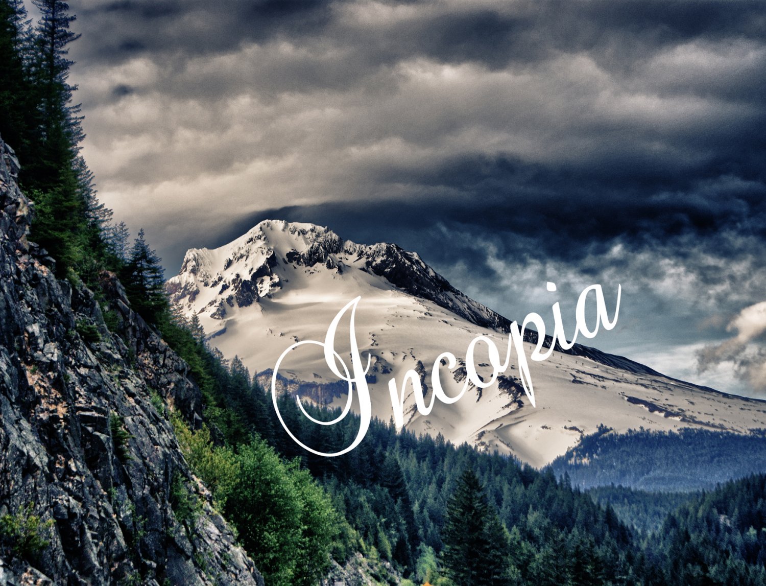 11x14 HDR Print of Mount Hood, Oregon