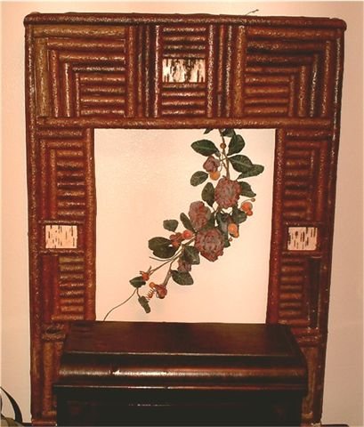 Willow Frame/with birch bark inlays