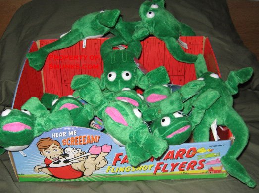 New Screaming Slingshot Flying Frog Toy WOW $2.99 ea!