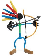 Chief Wild West Bender Toy Tin Indian Bow and Arrow fun