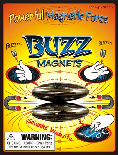 Buzz Magnets oval chatter rattlesnake egg Buzzing noise