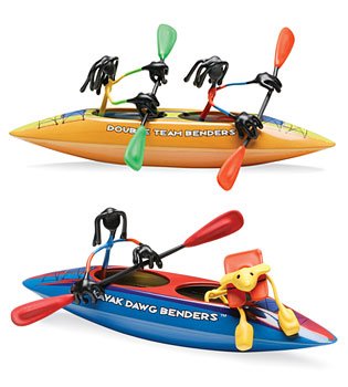 Kayak Dawg Double Team Joe Benders Toy Dog boat figure