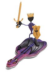 The King Benders Dragons Toy Sheild Sword Dungeon Tin