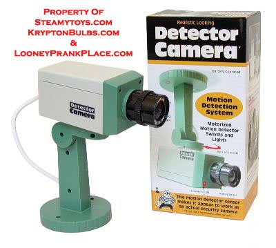 New fake Security Motion Detector Camera very real BIG