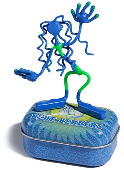 Buffy Blue Bender Action Figure Benders Magnet Toy NEW