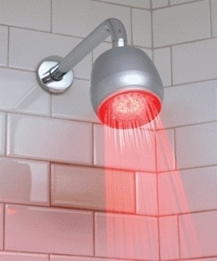 Temperature Controlled Shower Light faucet bath head