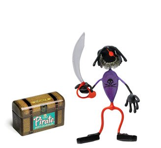 Patches Pirate Bender Action Figure Benders Magnet Toy