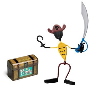 Hook Pirate Bender Action Figure Benders Magnet Toy