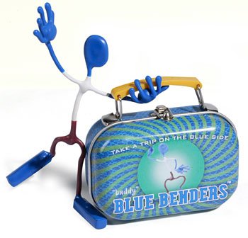 Buddy Blue Bender Action Figure Benders Magnet Toy NEW