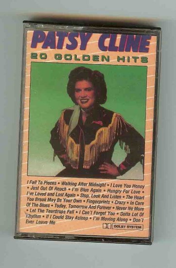 Patsy Cline - 20 Golden Hits 1987 CASSETTE