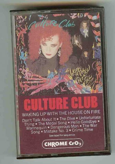 Culture Club - Waking Up With House On Fire 1984 CASSET