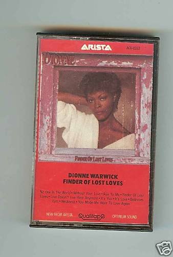 Dionne Warwick - Finder of Lost Loves - 1985 - CASSETTE