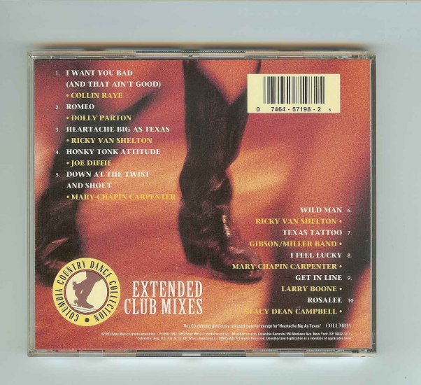 Steppin' Country - Various Artists (CD 1993)