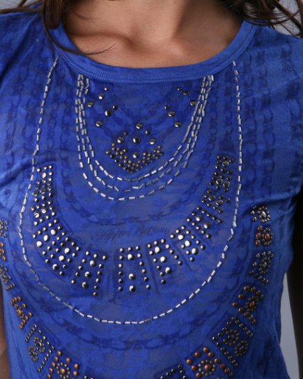 CHAIN LINK BURNOUT TEE