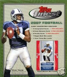 2007 Topps Finest Football Hobby Factory Sealed 3 Autos