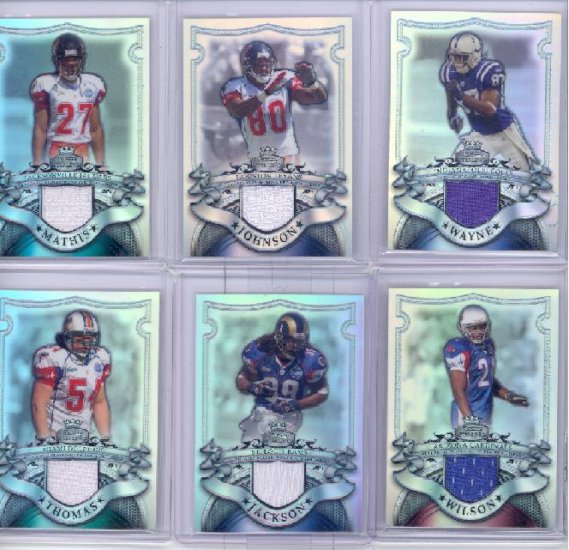 2007 BOWMAN STERLING JERSEY REFRACTOR ANDRE JOHNSON /199