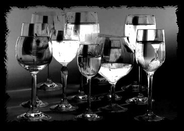 Rhinestone Transfer Hot Fix Iron On WINE GLASS THERAPY