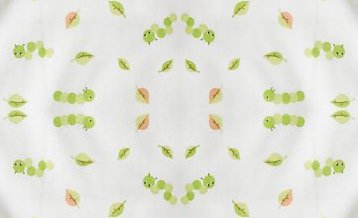 Rhinestone Iron On Transfer HAPPY HUNGRY CATERPILLAR