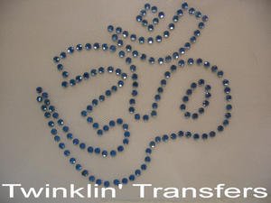 Rhinestone Transfer Hot Fix Iron On OHM YOGA