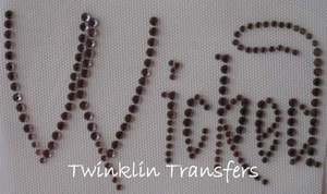 Rhinestone Iron On Transfer Hot Fix WICKED HALLOWEEN