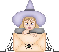 Rhinestone Iron On Transfer LIL WITCH HAT HALLOWEEN
