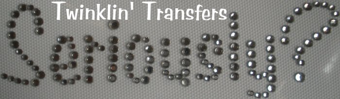 Rhinestone Transfer Iron On Hot Fix SERIOUSLY?