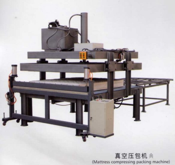 mattress compressing packing machine