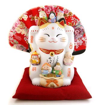 A0067 - Japan's Genuine kiln Lucky Cat Pharmacist