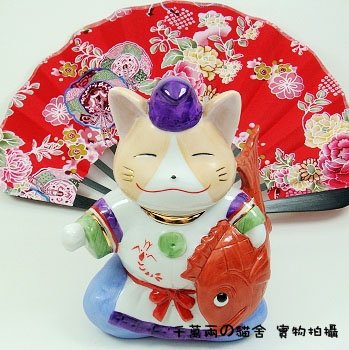 A0082 - Genuine Japanese Lucky Cat Hall of the Lok Ebisu