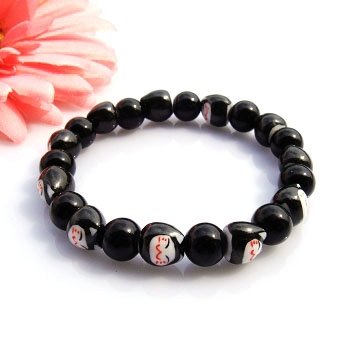 A0104- Japanese Genuine Lok Tong candy bracelet (Black)