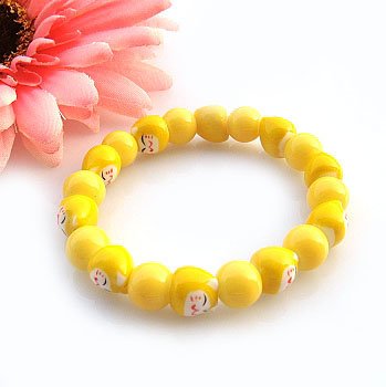 A0107-Japanese Genuine Lok Tong candy bracelet (Yellow)