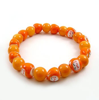 A0108-Japanese Genuine Lok Tong candy bracelet (Orange)