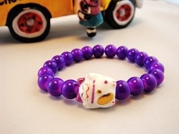 A0117-Japan Genuine Tao Yue Tong Bracelet (Purple)